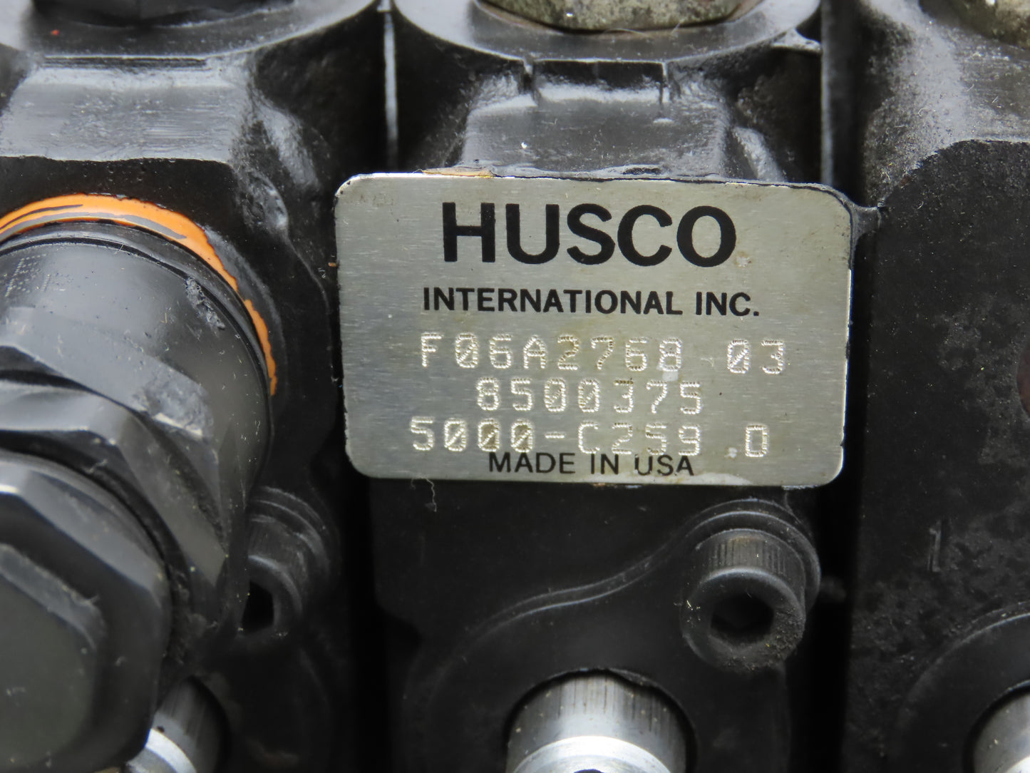 Husco Yale Hydraulic 3-Spool Forklift Mast Control Valve From ERC060GHN36TE084