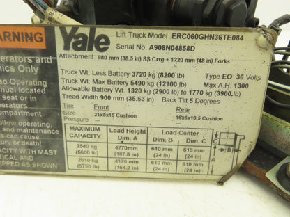 Husco Yale Hydraulic 3-Spool Forklift Mast Control Valve From ERC060GHN36TE084