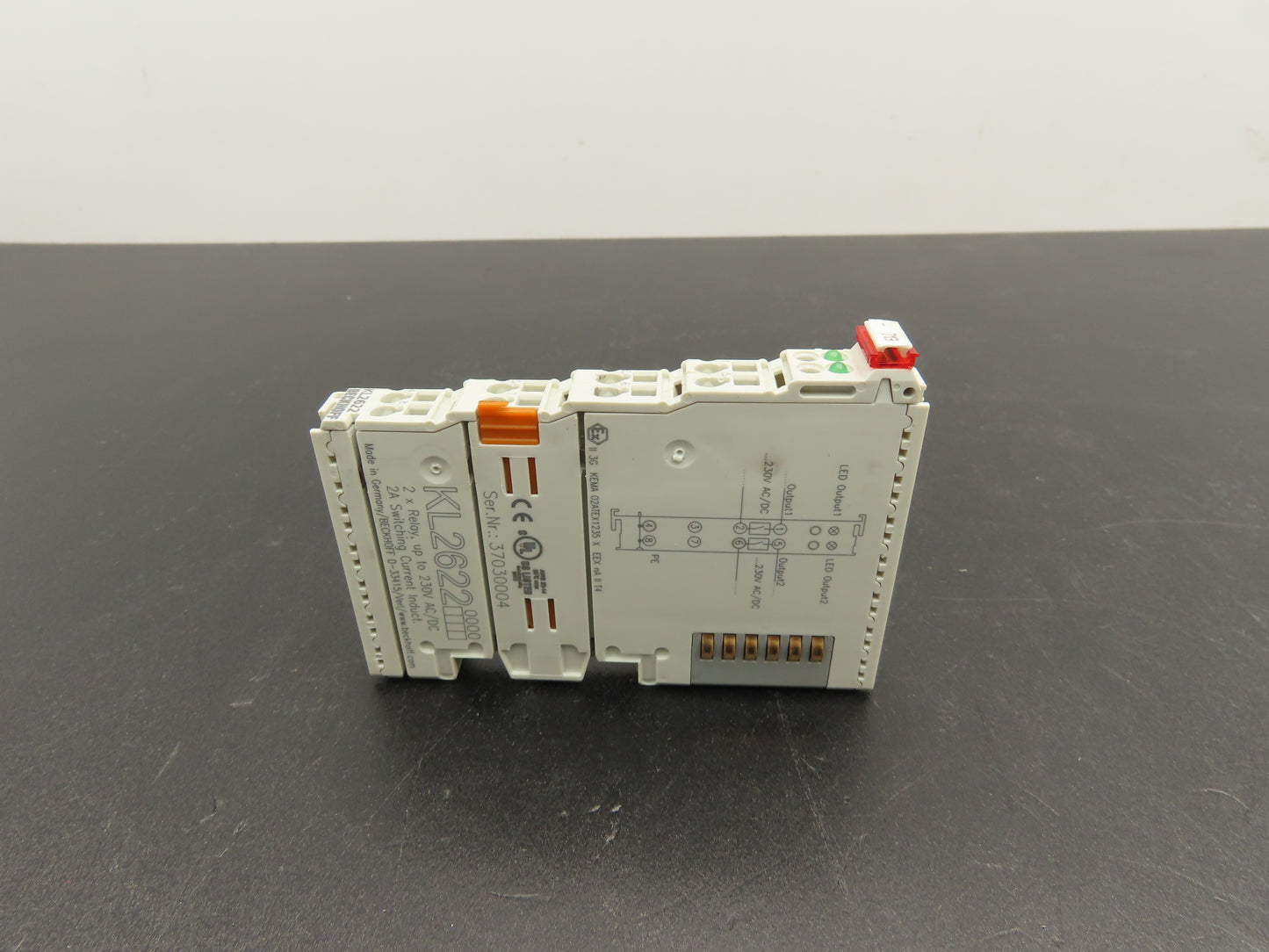 Beckhoff KL2622 2-Channel Relay Output Bus Terminal 230VAC/30VDC 5A Lot of 4
