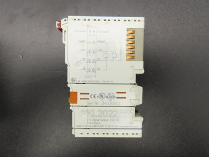 Beckhoff KL2022 2-Channel Digital Output Bus Terminal 24VDC 2 Amp Lot of 9