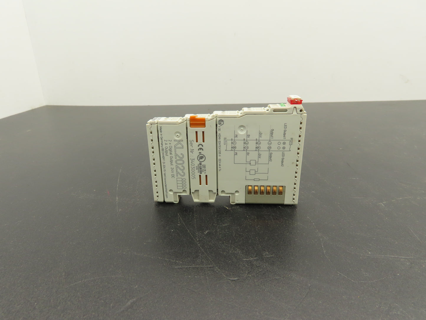 Beckhoff KL2022 2-Channel Digital Output Bus Terminal 24VDC 2 Amp Lot of 9