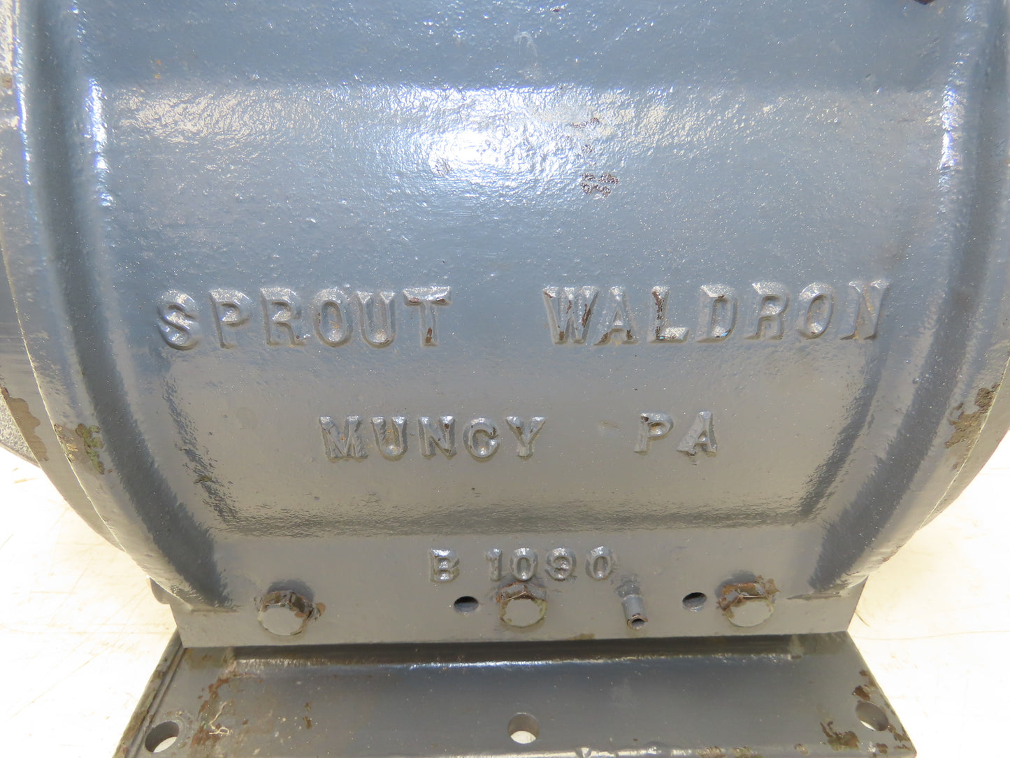 Sprout Waldron Rotary Airlock Feeder Valve 10x8" Round x Square Flange (Rebuilt)