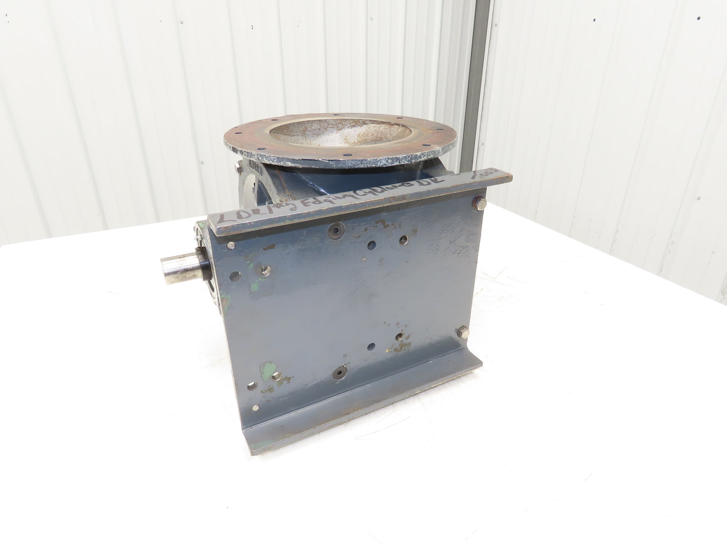 Sprout Waldron Rotary Airlock Feeder Valve 10x8" Round x Square Flange (Rebuilt)