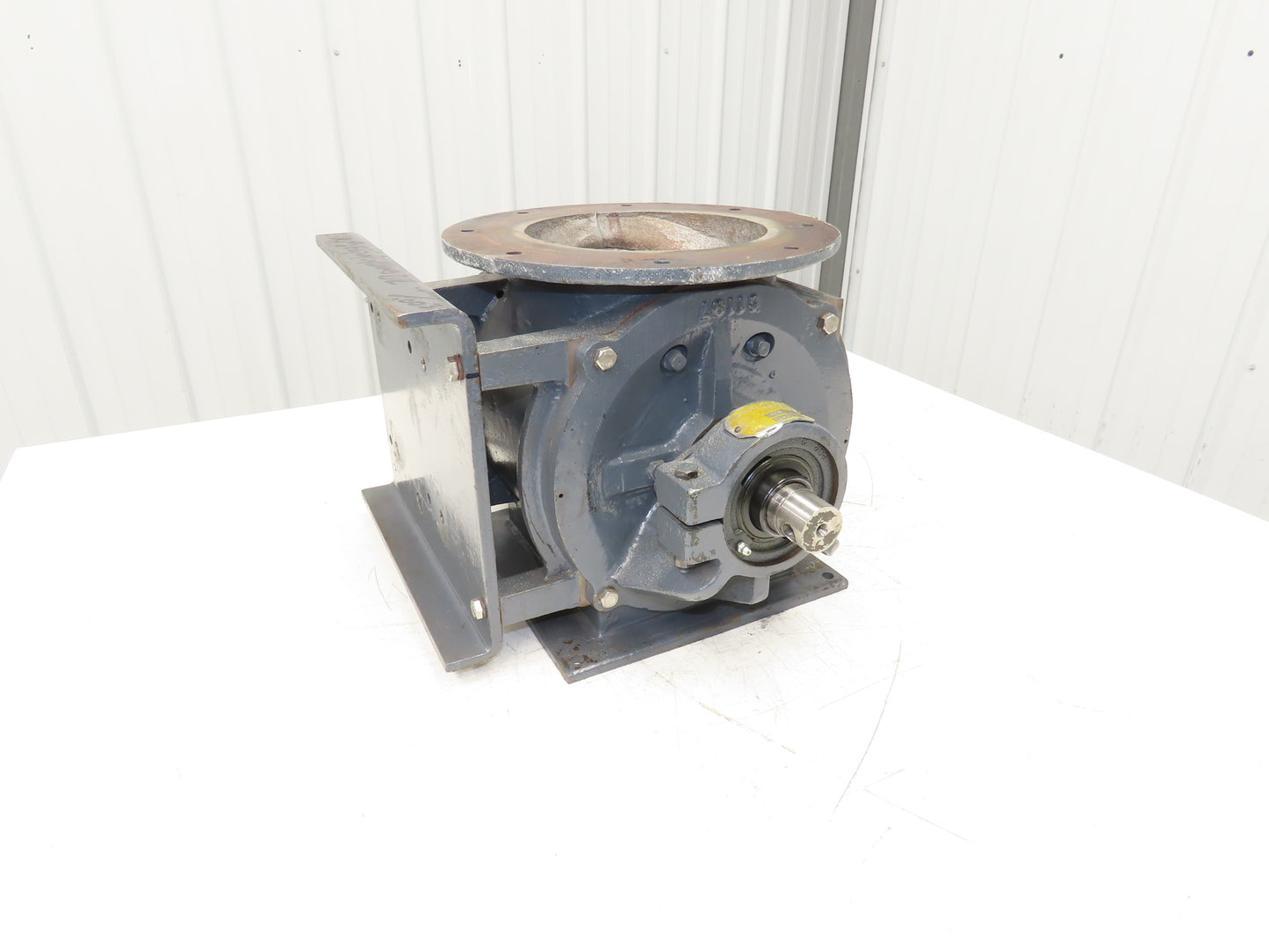 Sprout Waldron Rotary Airlock Feeder Valve 10x8" Round x Square Flange (Rebuilt)