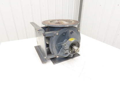 Sprout Waldron Rotary Airlock Feeder Valve 10x8" Round x Square Flange (Rebuilt)