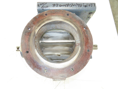 Sprout Waldron Rotary Airlock Feeder Valve 10x8" Round x Square Flange (Rebuilt)
