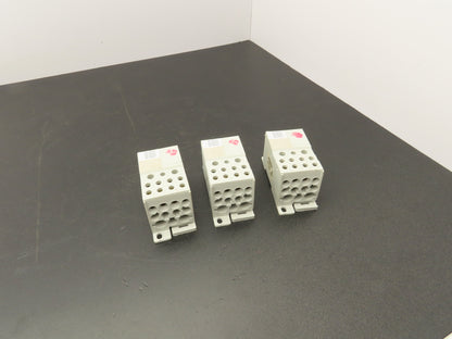Entrelec BRU 400A Power Distribution Terminal Block 400A Lot of 3