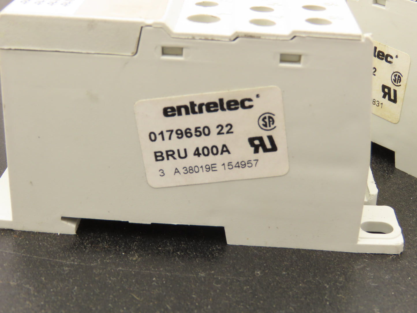 Entrelec BRU 400A Power Distribution Terminal Block 400A Lot of 3