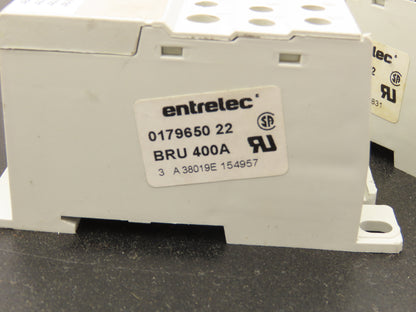 Entrelec BRU 400A Power Distribution Terminal Block 400A Lot of 3