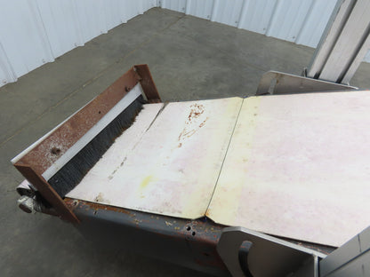 Bunting Magnetics 9'L Adj Incline Parts Conveyor 11.25" Belt 115/230V 1PH 40FPM