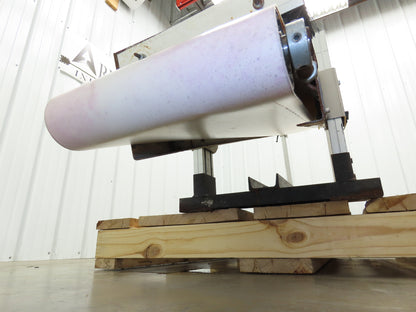 Bunting Magnetics 9'L Adj Incline Parts Conveyor 11.25" Belt 115/230V 1PH 40FPM