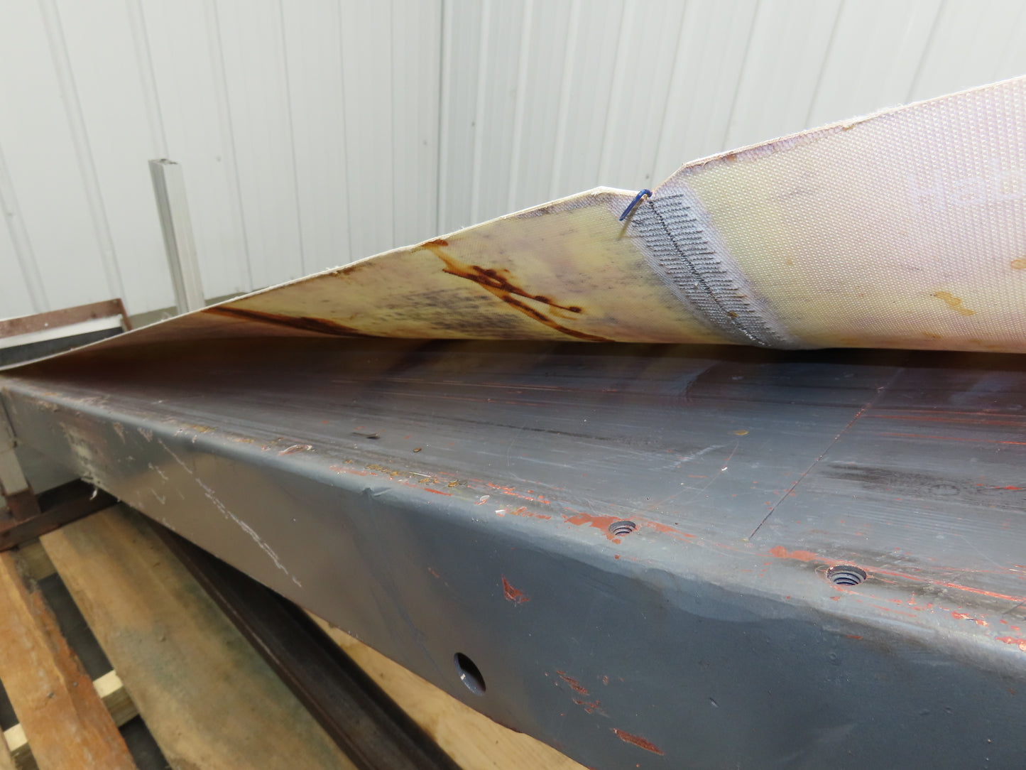 Bunting Magnetics 9'L Adj Incline Parts Conveyor 11.25" Belt 115/230V 1PH 40FPM