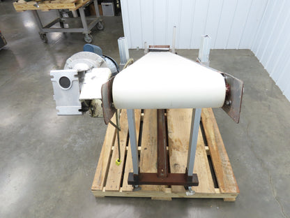 Bunting Magnetics 9'L Adj Incline Parts Conveyor 11.25" Belt 115/230V 1PH 40FPM