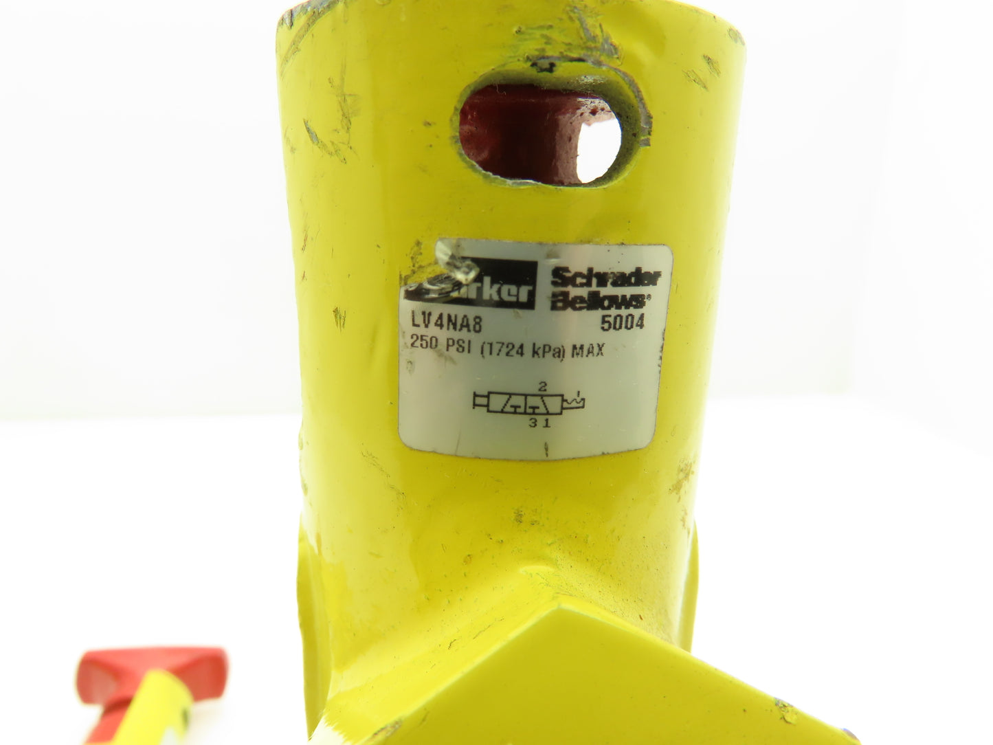 Parker LV4NA8  Pneumatic Shut Off Safety Lockout Valve 250 PSI (TSC) Lot of 3