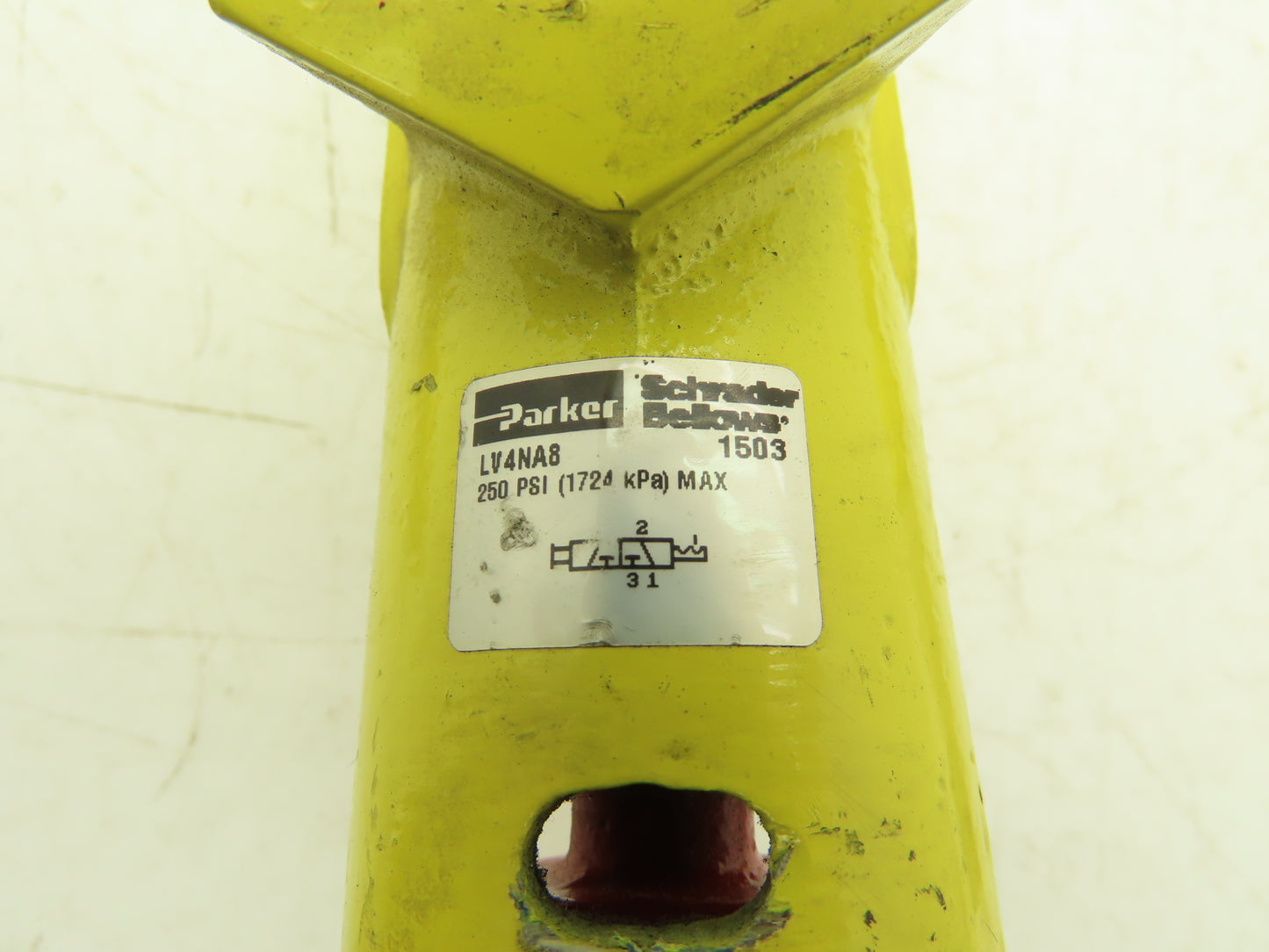 Parker LV4NA8  Pneumatic Shut Off Safety Lockout Valve 250 PSI (TSC) Lot of 3