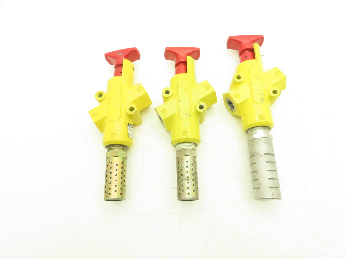 Parker LV4NA8  Pneumatic Shut Off Safety Lockout Valve 250 PSI (TSC) Lot of 3