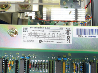 Allen Bradley 1336SB060VAADSGM1CHA2CL6EC AC Drive VFD 75Hp 76kva 460V Enclosure