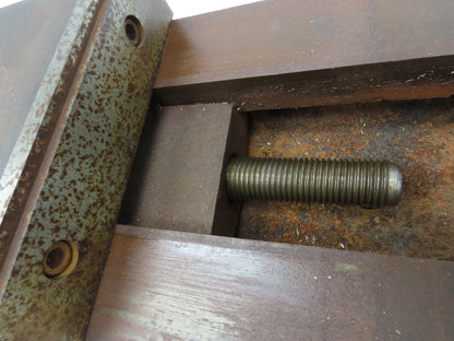 7-7/8" Milling Machine Vise w/Handle 8-5/8" Jaw Opening 2" Throat Depth