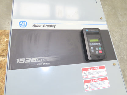 Allen Bradley 1336SB060VAADSGM1CHA2CL6EC AC Drive VFD 75Hp 76kva 460V Enclosure