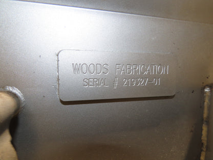 Woods Sanitary Food Process Z Incline Conveyor 18"Cleated Belt 15' 8"H -No Drive