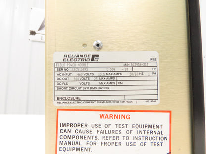 Reliance Electric 803456-21T Distributed System Field Power Module 460VDC Out