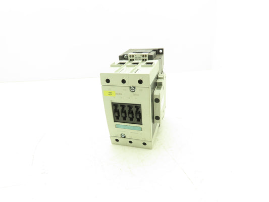 Siemens 3RT1046-3AK60 Sirius 3-Pole Power Contactor 95A 45kW 110V Coil w/2NC Aux
