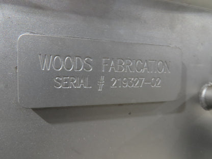 Woods Sanitary Food Process Z Incline Bucket Conveyor 18" Belt 15' 8"H -No Drive