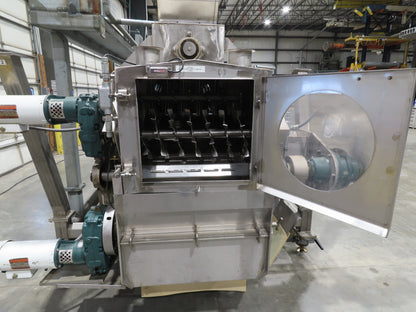 FEC Sanitary Food Grade Granulator 30" Apron Feeder Stainless Conveyor Surge Bin