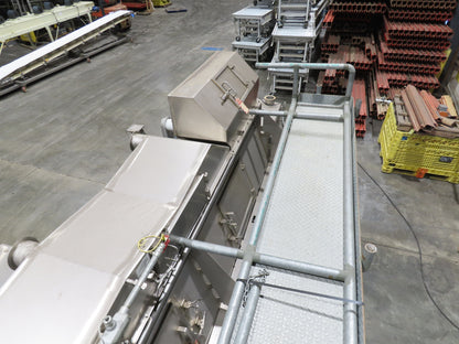 FEC Sanitary Food Grade Granulator 30" Apron Feeder Stainless Conveyor Surge Bin