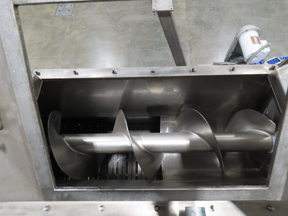 FEC Sanitary Food Grade Granulator 30" Apron Feeder Stainless Conveyor Surge Bin