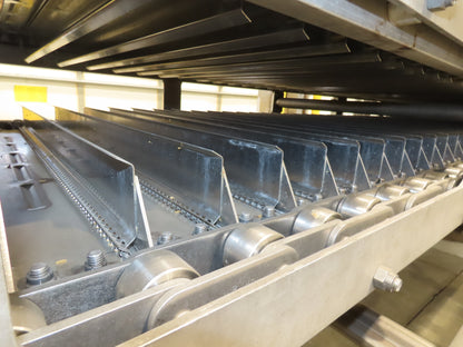 FEC Sanitary Food Grade Granulator 30" Apron Feeder Stainless Conveyor Surge Bin