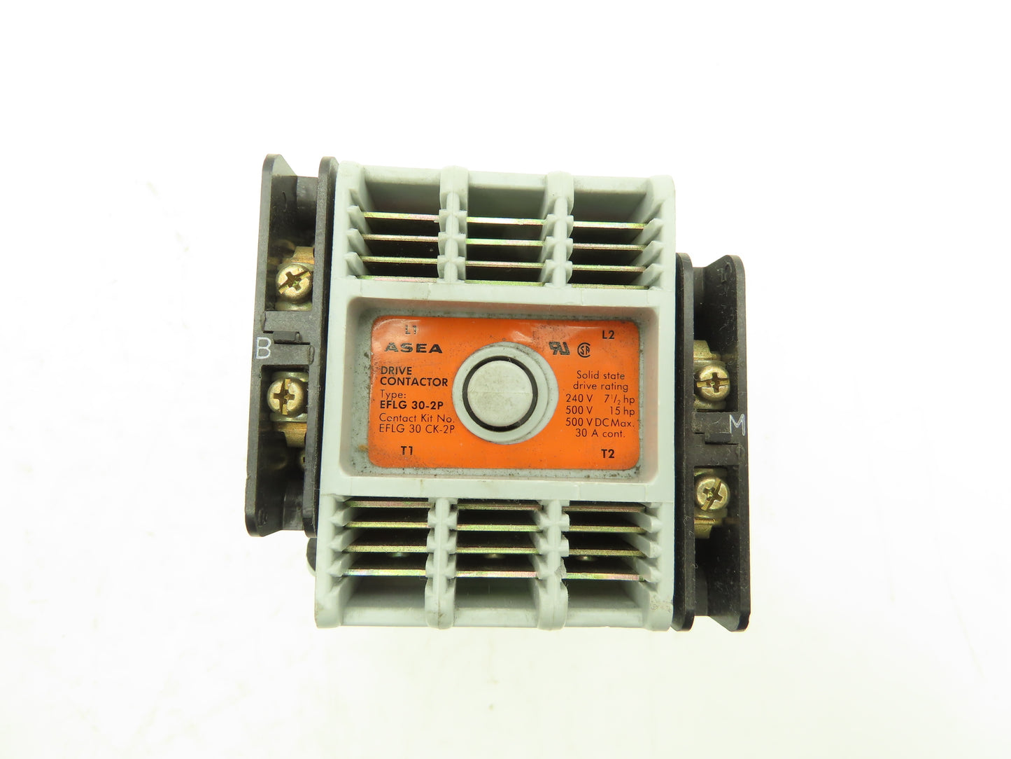 ABB Asea EFLG30-G20R Motor Starter Contactor 30A 240/500V AC/DC 15Hp 120V Coil