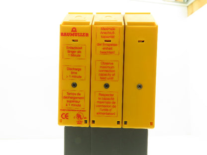 Baumuller BUB622-100-54-E-017 Converter Ballast Unit 250-800vdc 100A