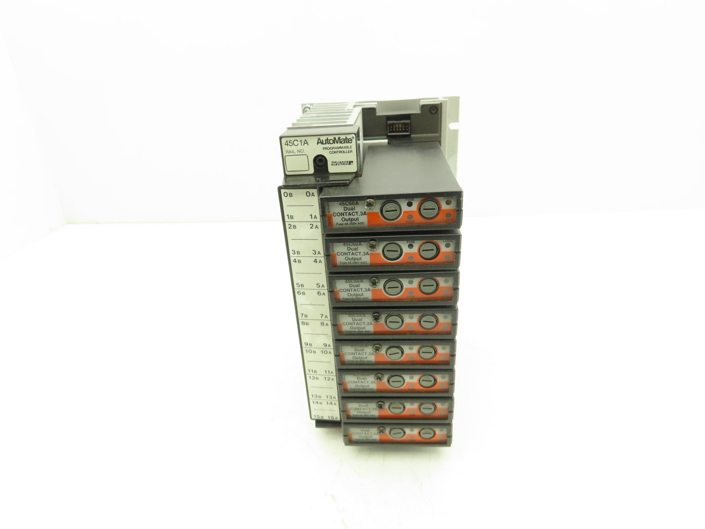Reliance Electric 45C1A AutoMate Programmable Controller W/8 Dual 24V Outputs
