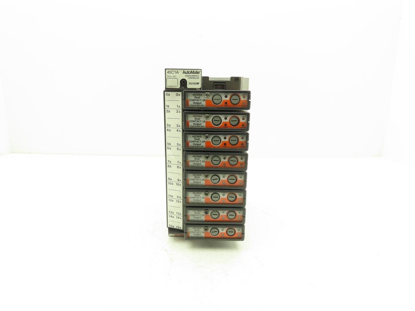 Reliance Electric 45C1A AutoMate Programmable Controller W/8 Dual 24V Outputs