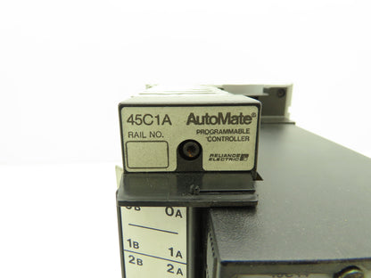 Reliance Electric 45C1A AutoMate Programmable Controller W/8 Dual 24V Inputs