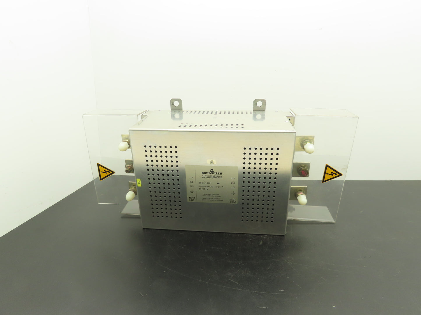 Baumuller BFN 3-1-270 Power Line Filter for Mains 275/480VAC 3x270A 50/60Hz