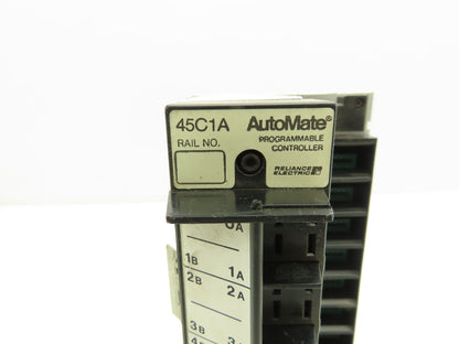 Reliance Electric 45C1A AutoMate Programmable Control I/O 8 Slot Base Lot Of 5