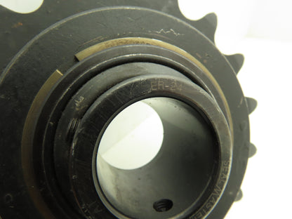 Martin 100B17H Roller Chain Sprocket Idler Bearing #100 Pitch 17th 1-1/2" Bore