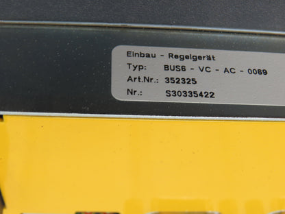 Baumuller BUM64F-300/390-54-M-038 PROTOTYPE III Power Unit With Control 400V 3Ph