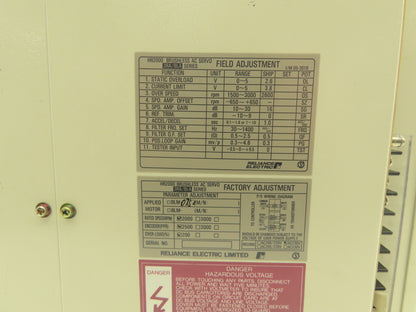 Reliance Electric 3RA2001 Brushless AC Servo Drive 230VAC HR2000/BLA-04