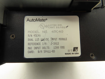 Reliance Electric 45C1A AutoMate Programmable Controller W/8 Dual 24V Inputs
