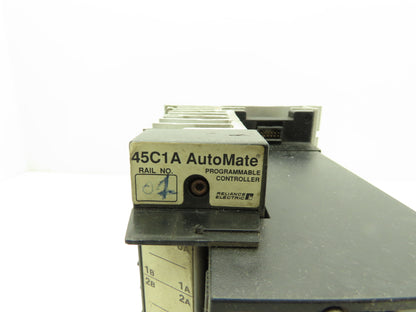Reliance Electric 45C1A AutoMate Programmable Controller W/8 Dual 24V Outputs