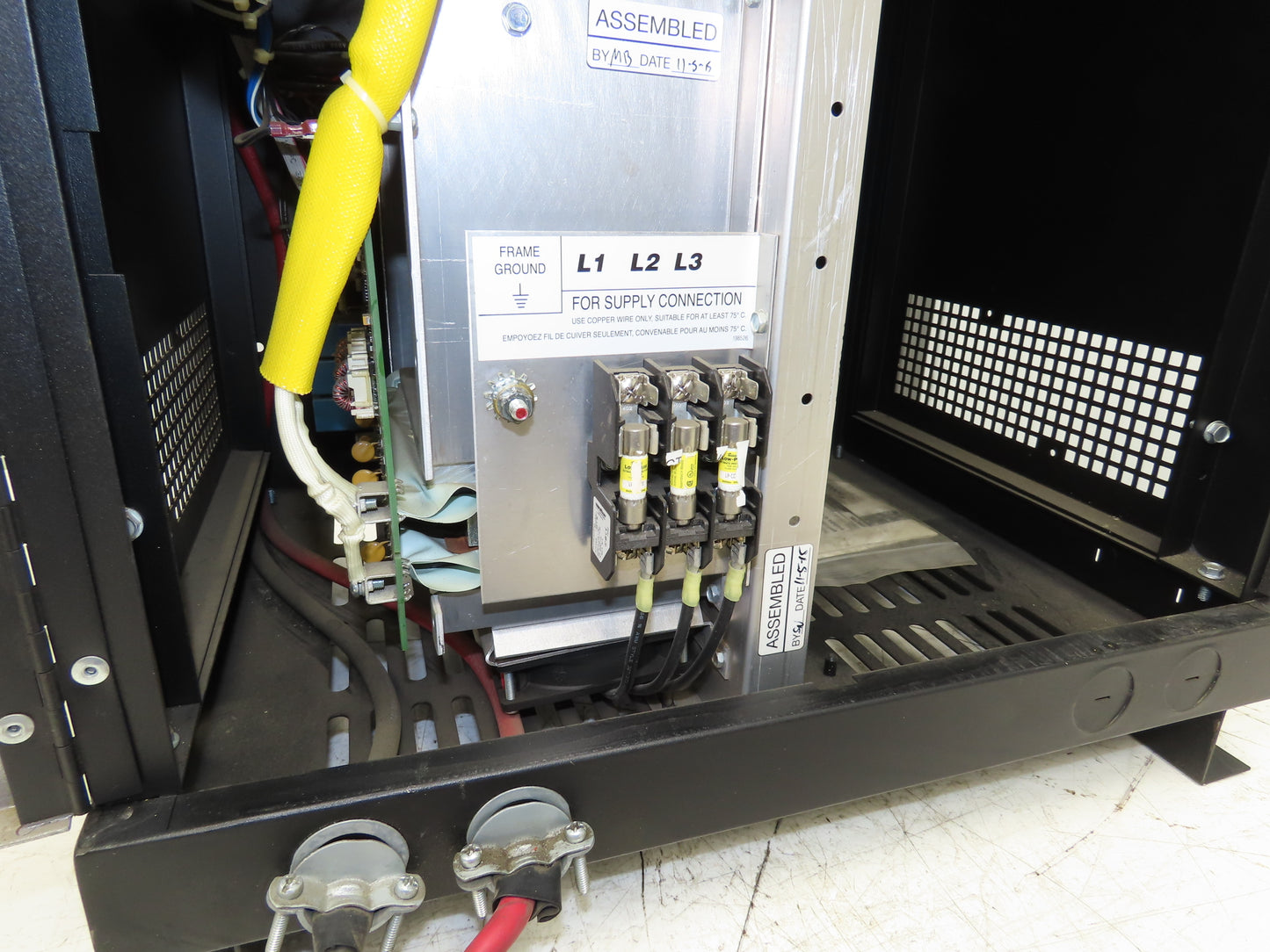 Ametek 500EC3-12S Eclipse II Forklift Battery Charger 24V 500Ah 240/480V 3Ph