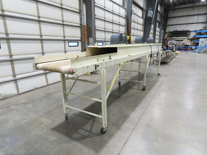 EMI Plastics 35"x 20' Belt Conveyor Dryer Tunnel 29"Bed 115V Variable Speed