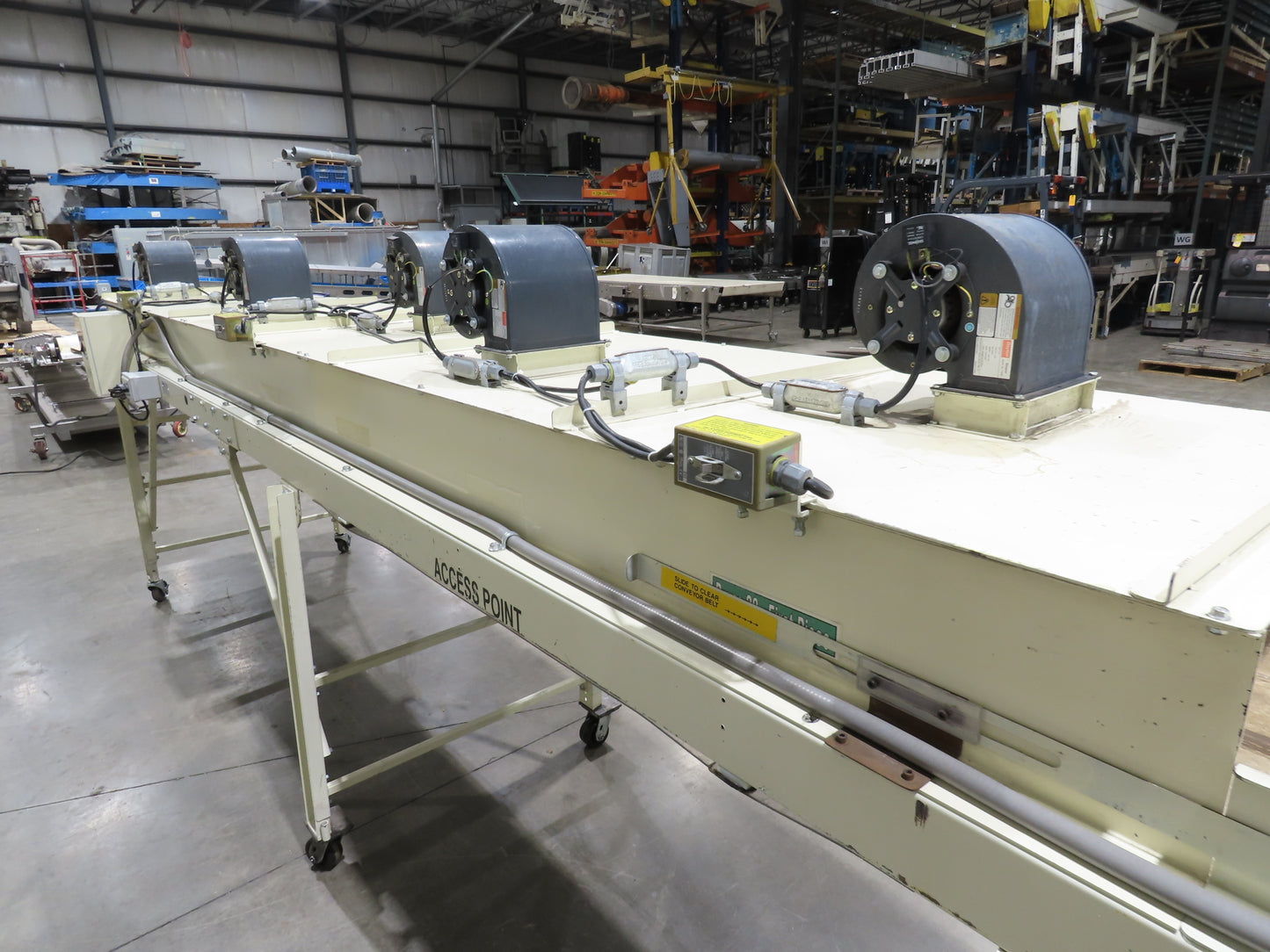 EMI Plastics 35"x 20' Belt Conveyor Dryer Tunnel 29"Bed 115V Variable Speed