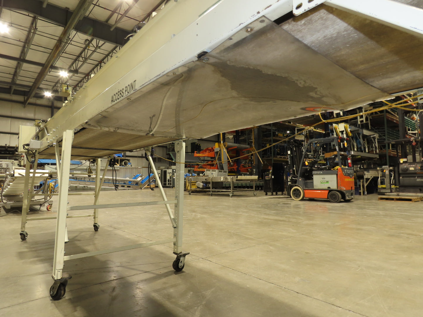 EMI Plastics 35"x 20' Belt Conveyor Dryer Tunnel 29"Bed 115V Variable Speed