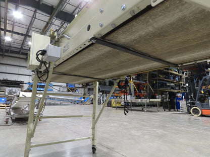 EMI Plastics 35"x 20' Belt Conveyor Dryer Tunnel 29"Bed 115V Variable Speed