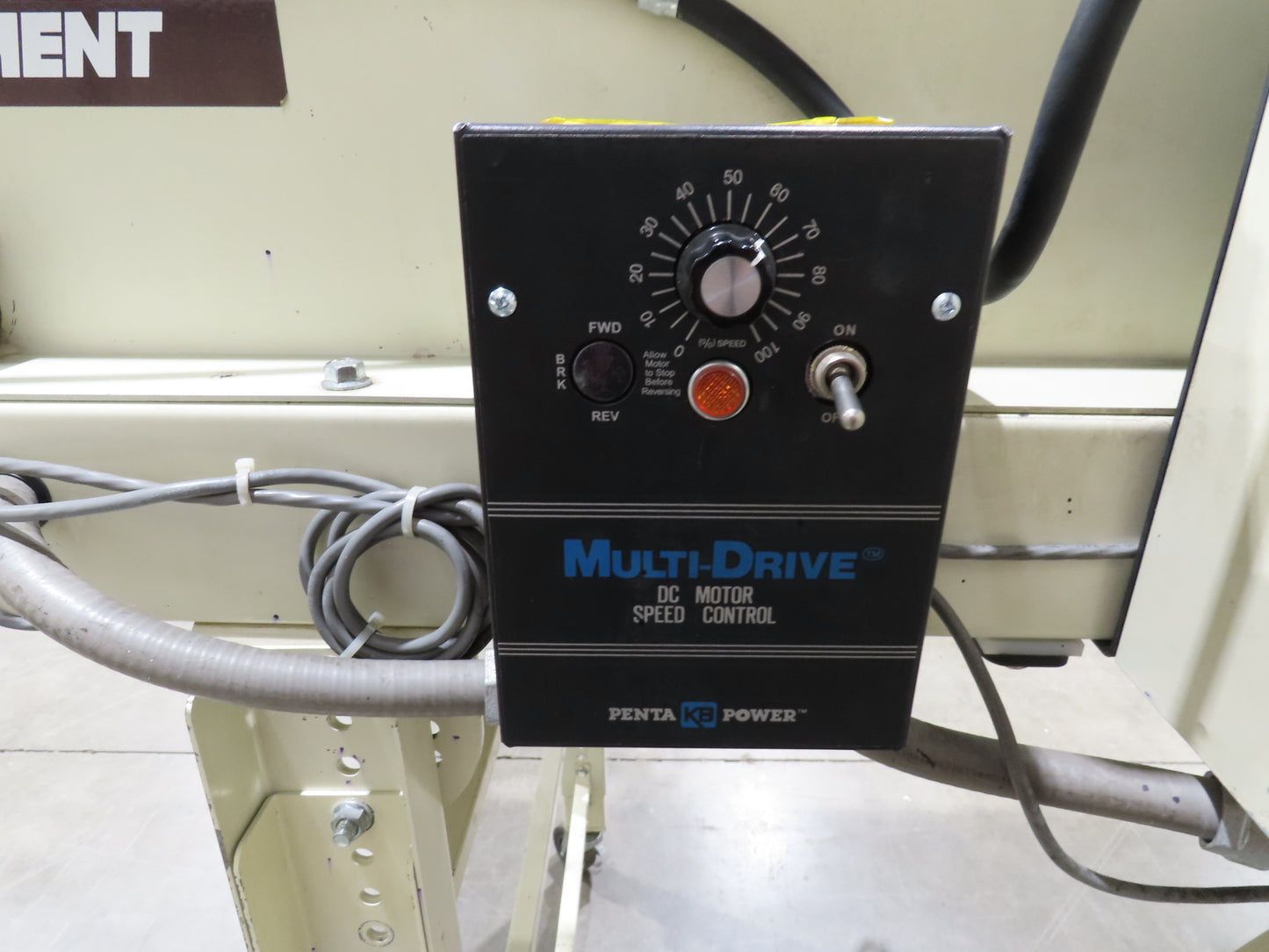 EMI Plastics 35"x 20' Belt Conveyor Dryer Tunnel 29"Bed 115V Variable Speed