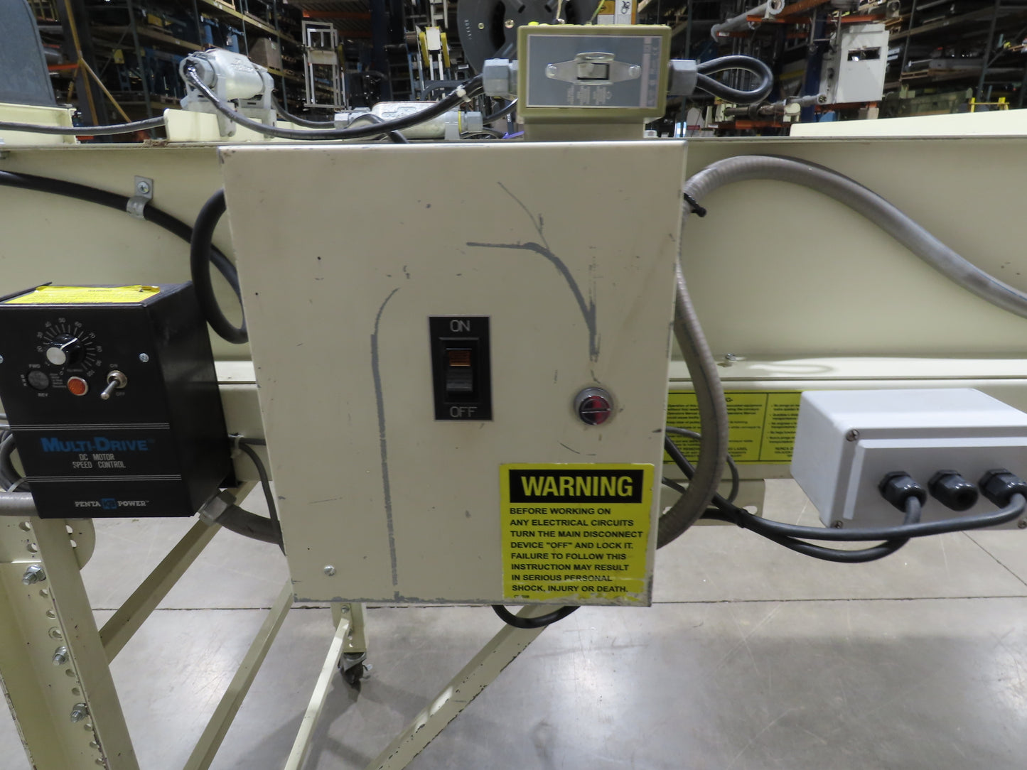 EMI Plastics 35"x 20' Belt Conveyor Dryer Tunnel 29"Bed 115V Variable Speed